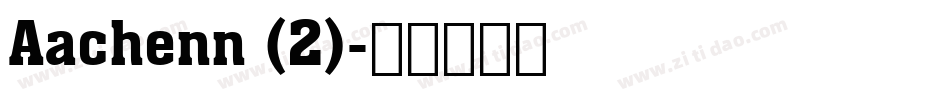 Aachenn (2)字体转换